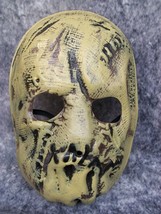 Creepy Scarecrow Kids Foam Face Mask Batman Haunted Stitched Bag Look Sack Head - £8.61 GBP