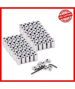Versatile 100 Nickel-Plated Locking Pin Backs - Secure &amp; Durable for Cra... - $42.68 CAD