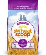 Fresh Linen Wheat Clumping Litter for Cats, 14 lb - £26.85 GBP