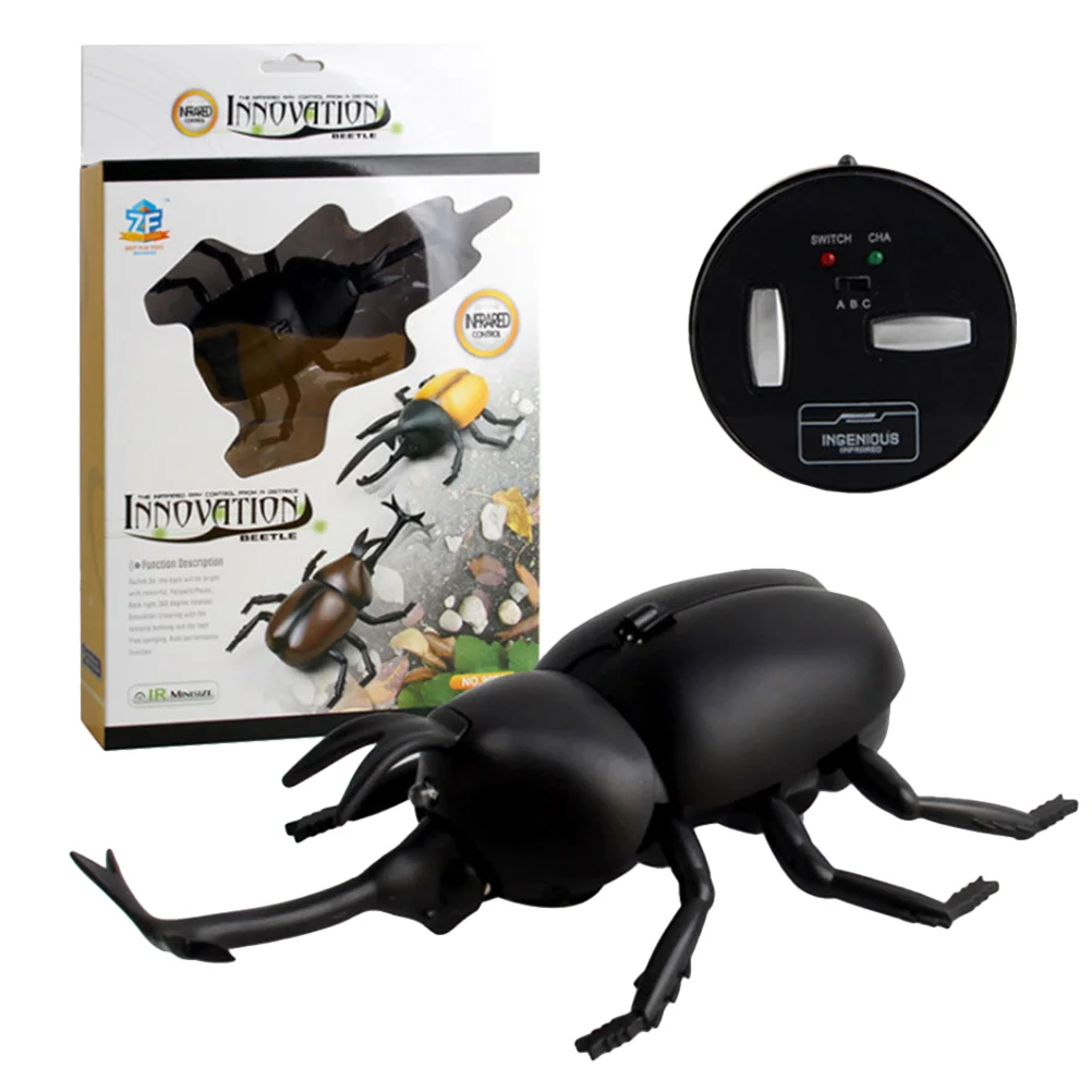 Wireless Remote Control Beetle Artificial Controller Simulated Toys Electric - £17.16 GBP+