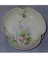 Nippon Japan Apple Blossoms Three Handle Decorative Bowl - $19.95