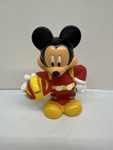 Disney Store Mickey Mouse Roadster Racers Plastic Race Car Driver Figure Toy 5&quot; - £7.86 GBP