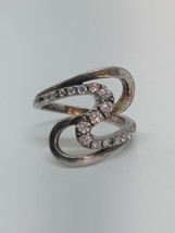 Vintage Sterling Silver 925 CZ Ring Size 7.5 - £18.09 GBP