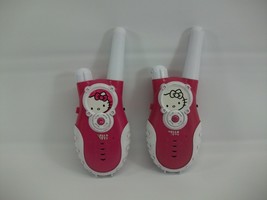 Hello Kitty Walkie Talkies 2 Battery Operated Kids Toy Pink White Sanrio Works - £12.23 GBP