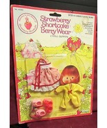 VINTAGE STRAWBERRY SHORTCAKE BERRY WEAR - MINT IN PACKAGE   AND OTHER OU... - £48.78 GBP