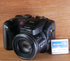 Fujifilm FinePix S602 Zoom 3.1MP Digital Camera *GOOD/TESTED* W 512MB CF... - $39.55