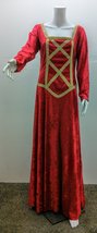 Red Renaissance Queen Costume- Theatrical Quality (Medium) - £175.85 GBP