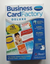 Business Card Factory Deluxe Version 4 - Sealed Retail Box - $20.00