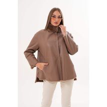 Vinci The Belluna Camel Reversible Shearling Women Jacket image 2