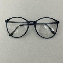 VTG New Europa Italian Blue Speckled Plastic Meta Eyeglass Frames  52-20-140 - $25.00