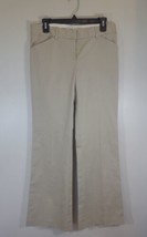 Theory Size 8 Trouser  Pants Women&#39;s Khaki Wide Leg Stretch Tan - £22.74 GBP