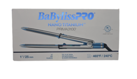 BabylissPRO Nano Titanium Prima 3100 Ionic Hair Straightener, 1&quot; - £83.87 GBP