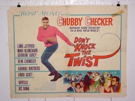 DON&#39;T KNOCK THE TWIST-1962-CHECKER-HALF SHEET VG - £71.38 GBP