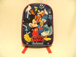 Disney Mickey Mouse Goofy Donald Duck Kids School Back Pack Backpack Boo... - $26.24