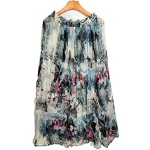 Women&#39;s 100% Silk Size XS S M L XL A-Line Skirt Elastic Waist SBK166 - $19.00