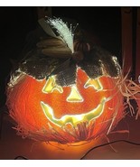Vintage 12” Fiber Optic Pumpkins Glow Color Changing Halloween Jack-O’-L... - $608.69 MXN