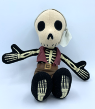 Disney Parks Skeleton Treasure Pirates of the Caribbean  Plush 9&quot; Doll Toy - £11.41 GBP