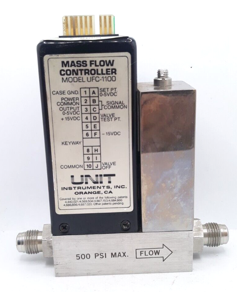 UNIT UFC-1100 MASS FLOW CONTROLLER RANGE 2 SLPM GAS He - $39.99