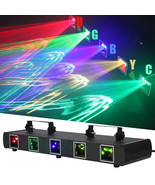 5 Lens RGBYC DJ Laser Stage Light 5 Beam Event Party Show DMX Projector ... - £98.70 GBP