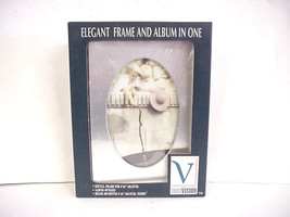 Innovision Oval Brushed Silver 4&quot; x 6 &quot; Frame/Album Silver Tone - $6.92