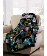 Disney The Haunted Mansion Super Plush Throw Blanket 46&quot; x 60&quot; Parks Rid... - $33.00