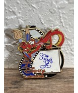 Disney Pin WDW Magic Of Disney Animation Mushu Mickey On Drawing Board K... - €68,45 EUR