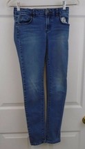 JOE Fresh Girls Stretch Low Rise Skinny Leg Adjustable Waist Blue Jeans Size 12 - £10.27 GBP