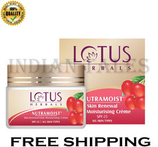  Lotus Herbals SPF 25 Nutramoist Skin Renewal Daily Moisturising Cream (50g)  - £19.91 GBP