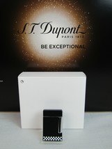 S.T. DUPONT Ligne 8 Black Matte with Checkerboard #25120  AUTHENTIC NIB ... - £233.07 GBP