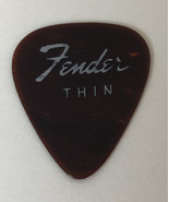 Fender Thin Guitar Pick Vintage 1960's Brown Tone Very Collectable - $8.96
