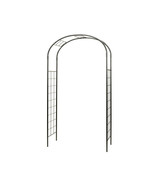 Feng Shui Patio Decor Black Graphite Monet Lawn Garden Arbor - $671.83 CAD