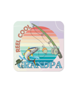 Cork-back coaster | Reel Cool Grandpa - $15.24 CAD