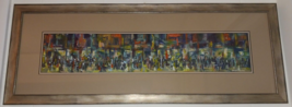 MID CENTURY MODERN ABSTRACT GOUACHE PAINTING ON BOARD SIGNED MATTED AND ... - $2,495.00