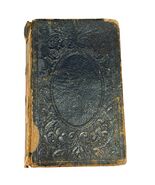 Antique German Gesangbuch Hymnal Book Embossed Victorian Hardcover Relig... - $53.10