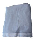 Wamsutta Soft 100% Cotton BLUE Queen Size Flat Sheet 200 thread count NE... - $29.99