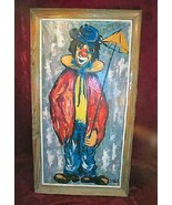 Antique Oil Painting Clown Grifoll Spain Signed Framed - $45,000.00