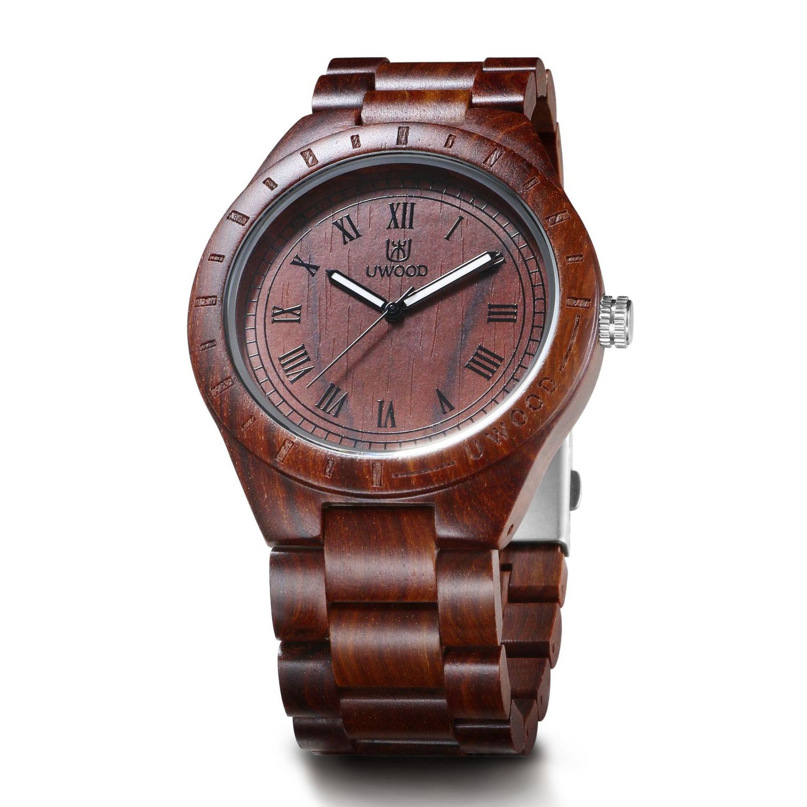 Wooden quartz watch - $38.98