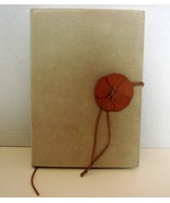 Rustic Suede and Leather Italian Made Ruled Pages Journal  by Exposures  - $20.00