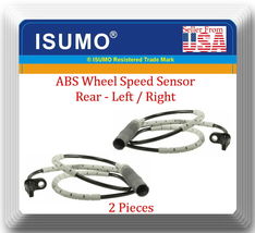 2 x ABS Wheel Speed Sensor Rear L/R Fits:OEM#34526762476 BMW 1 328 330 3... - £17.65 GBP