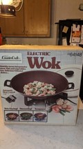 Vintage 1982 Sears Counter Craft West Bend 14” Electric Wok New never opened - £140.78 GBP