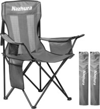With A Mesh Backrest, Cup Holder Pocket, Cooler Pouch, And Foldable Desi... - £61.03 GBP