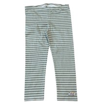 Naartjie Kids Girls Vintage Gray &amp; White Stripe Capri Pants 10 NWT - $14.40
