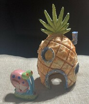 SpongeBob 6 in. Pineapple House &amp;2in.  Gary The Snail Aquarium Decorations. - €12,42 EUR