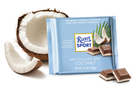 Ritter - Milk Chocolate with Coconut (100g/3.5 oz) - $4.59
