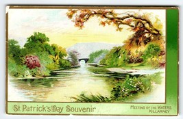 St Patrick&#39;s Day Postcard John Winsch Back Meeting Of The Waters Killarney Lake - £8.52 GBP