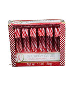 12 Candy Canes Natural Peppermint Flavor Christmas Candies/5.3oz/150gm - $146.01 MXN