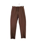 Head Brown Fleece Lined Sweatpants Men&#39;s M Elastic Waist Pockets Athleti... - $34.90 CAD