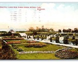 Sunken Giardini Mitchell Park Milwaukee Wisconsin Wi 1910 DB Cartolina U7 - $7.13