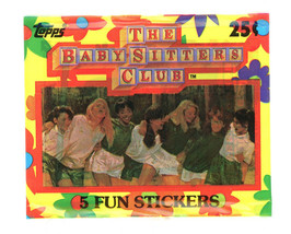 The BabySitters Club Sticker Pack Topps 1991 New Sealed - £19.44 GBP