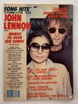 1981 Song Hits&#39; Tribute to John Lennon with Yoko Ono Cover No Label - £9.63 GBP